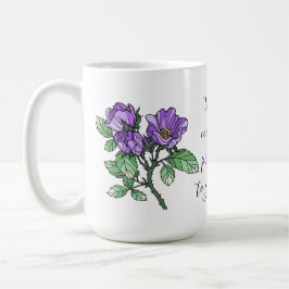 Taza De Café Flores pintadas, por primera vez abuela