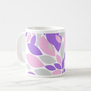 Taza De Café Flores púrpuras de Petals mágicos