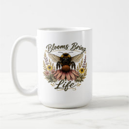 Taza De Café Flores que Traen Vida