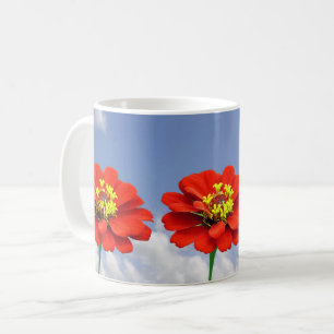 Taza De Café Flores rojas de Zambia Mug