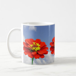 Taza De Café Flores rojas de Zambia Mug