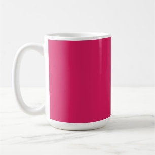 Taza De Café Flores rojas y rosadas con un verde exuberante
