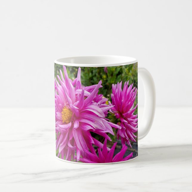 Taza De Café Flores rosadas (Anverso derecho)
