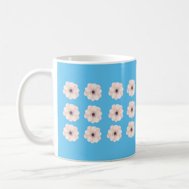 Taza De Café Flores rosadas (Izquierda)