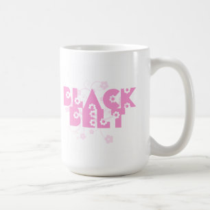 Taza De Café Flores rosadas Martial Arts Black Belt
