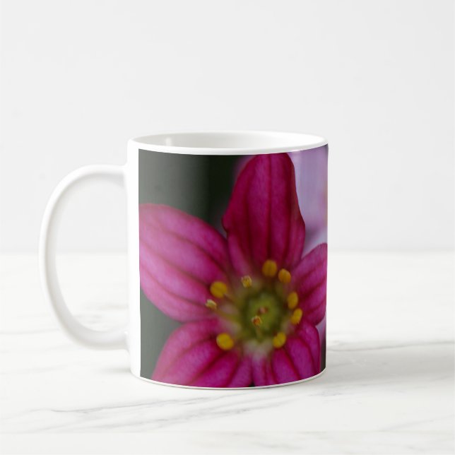 Taza De Café Flores rosadas preciosas (Izquierda)