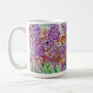 Taza De Café Flores rosas
