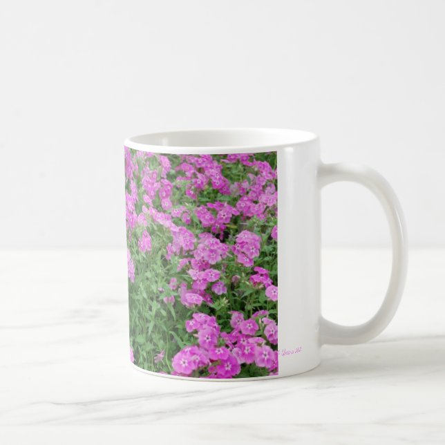 Taza De Café Flores rosas bonitos (Derecha)