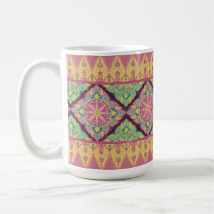 Taza De Café Flores rosas en el jardín