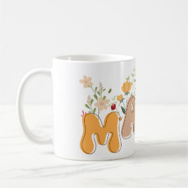 Taza De Café Flores salvajes Mama Boho Floral Mug