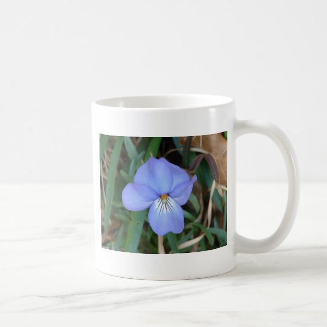 Taza De Café Flores salvajes Regalos de aguas termales violetas (Derecha)