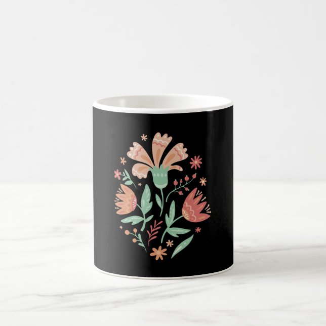 Taza De Café Flores silvestres (Centro)