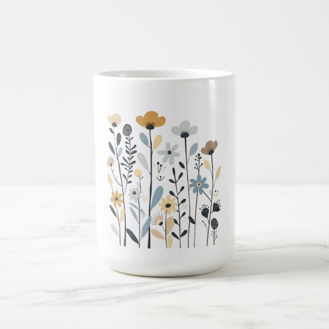 Taza De Café Flores silvestres (Centro)