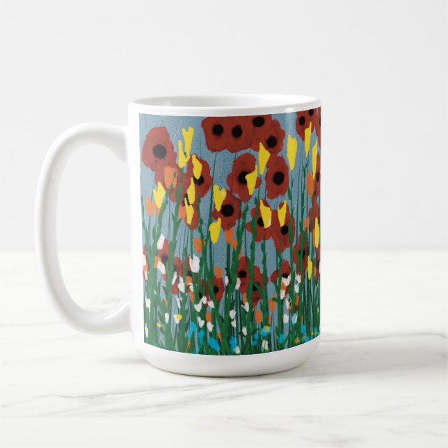 Taza De Café Flores silvestres (Izquierda)