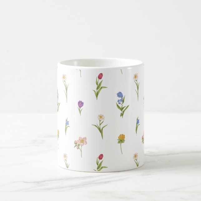 Taza De Café Flores silvestres (Centro)