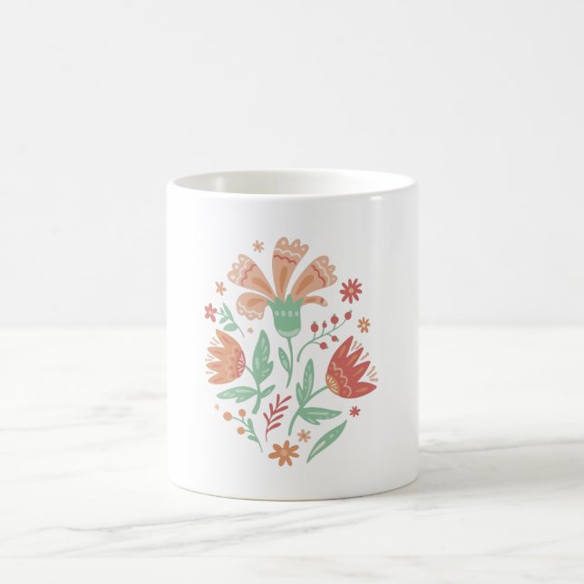 Taza De Café Flores silvestres (Centro)