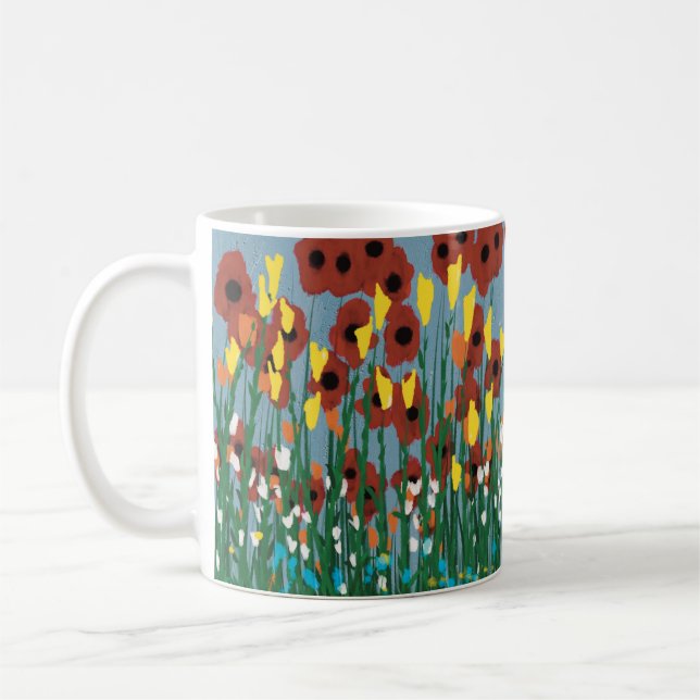 Taza De Café Flores silvestres (Izquierda)
