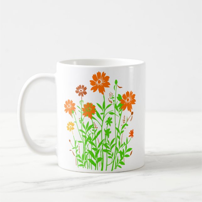 Taza De Café Flores silvestres-79156 (Izquierda)