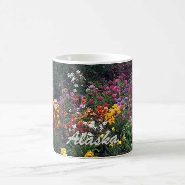 Taza De Café Flores silvestres de Alaska (Centro)