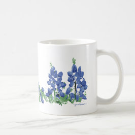Taza De Café Flores silvestres de Bluebonnet, flores de Texas