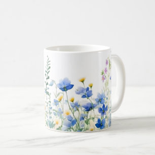 Taza De Café Flores silvestres Floral, Jardín Botánico, Gif col
