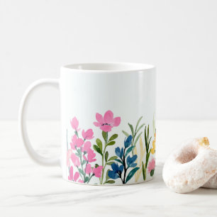 Taza De Café Flores silvestres Floral, Jardín Botánico, Gif col