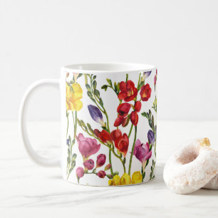 Taza De Café Flores silvestres Floral, Jardín Botánico, Gif col