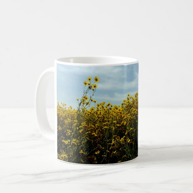 Taza De Café Flores silvestres girasoles (Anverso izquierdo)