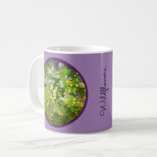 Taza De Café Flores silvestres Impasto Pintura - Arte de flores