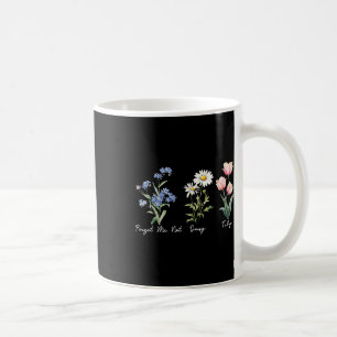 Taza De Café Flores sutiles florales 8647 Trump me olvidan no D