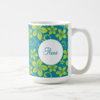 Taza De Café Flores tropicales Mug Personalizado