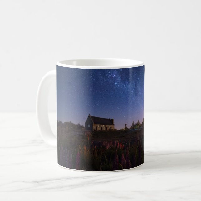 Taza De Café Flores | Vía Láctea Nueva Zelanda (Anverso izquierdo)