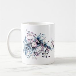 Taza De Café Flores victorianas elegantes románticas adoradas