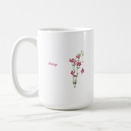 Taza De Café Flores Vintage - Centaurium por Mary Vaux Walcott
