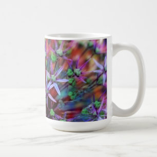 Taza De Café Flores violetas de cebolla ornamental Globemaster