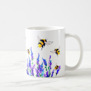 Taza De Café Flores y abejas Flying Mug Spring