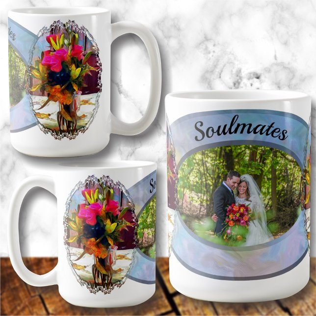 Taza De Café Flores y almas de amor PM0001 (Subido por el creador)