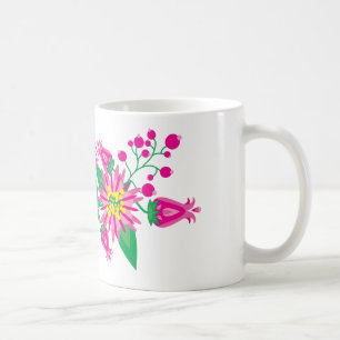 Taza De Café Flores y bayas