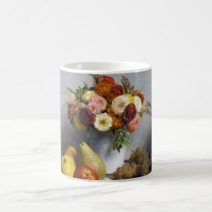 Taza De Café Flores y fruta, Henri Fantin-Latour