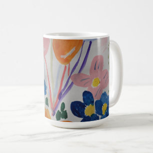 Taza De Café Flores y globos Mug