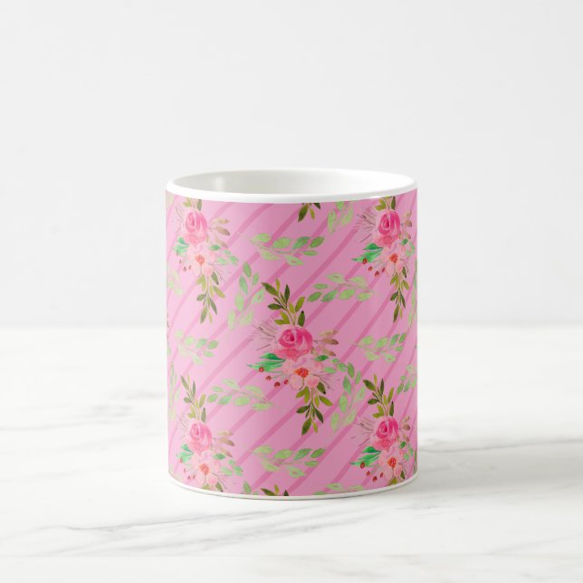 Taza de café Flores y Hojas (Centro)