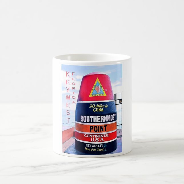 Taza De Café Florida - Estados Unidos - Mosaico - (Centro)