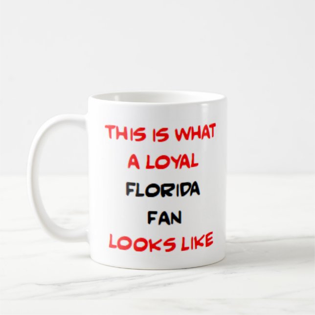 Taza De Café florida fan, loyal (Izquierda)