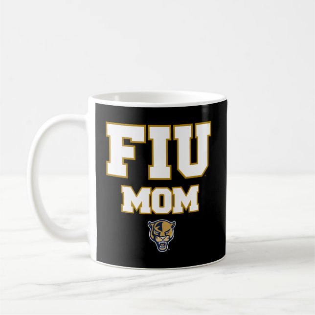 Taza De Café Florida International Fiu Panthers Mom (Izquierda)