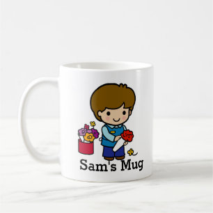 Taza De Café Florismo con flores