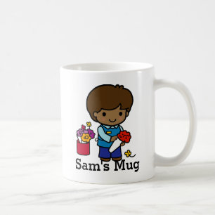 Taza De Café Florismo con flores
