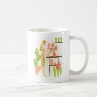 Taza De Café Florist-Peach