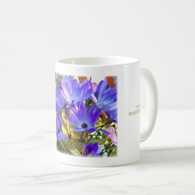 Taza De Café Florist's Cineraria (Anverso derecho)