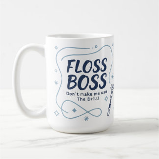 Taza De Café Floss Boss Mug – Funny Dental Hygienist Coffee Cup