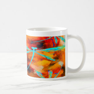 Taza De Café Flota del desierto de la libélula
